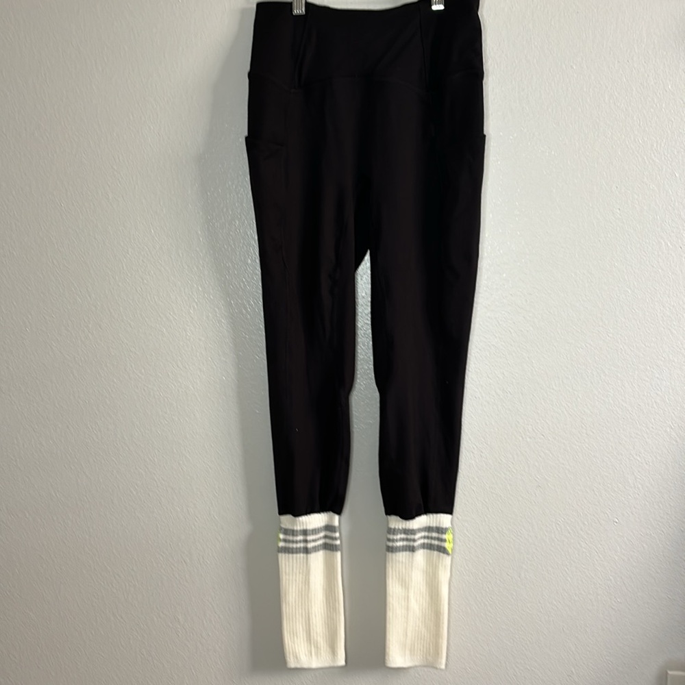 Free People Sock It To Me Black High Waisted Legging - Picture 5 of 8